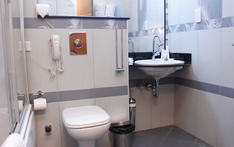 Our clean and maintained toilet